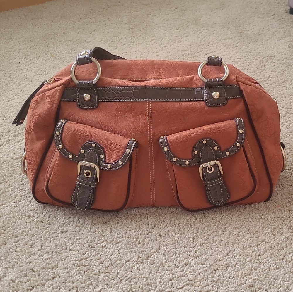 Vintage Orange Shoulder Bag